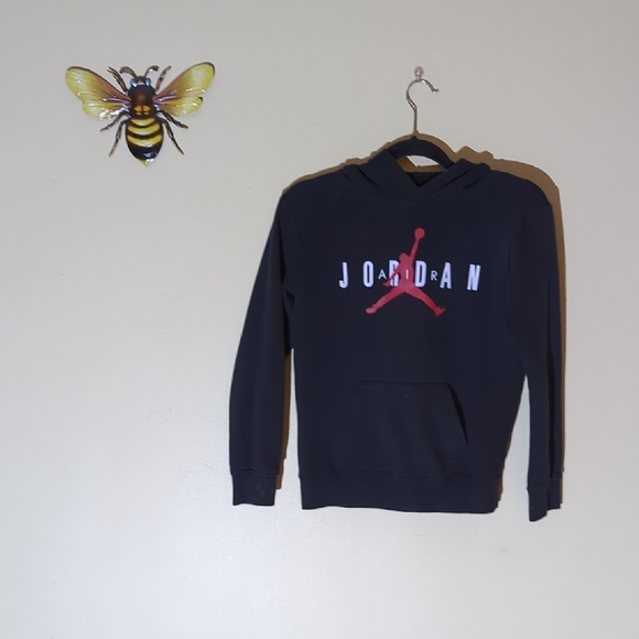Jordan Other - Jordan Black Hoodie with Red and White Logo